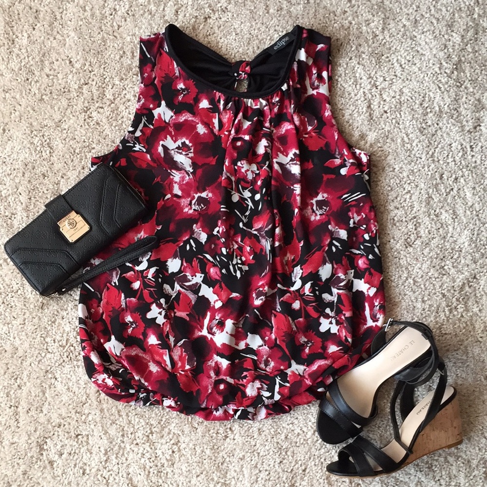 Eclipse | Bubble Hem Sleeveless Top